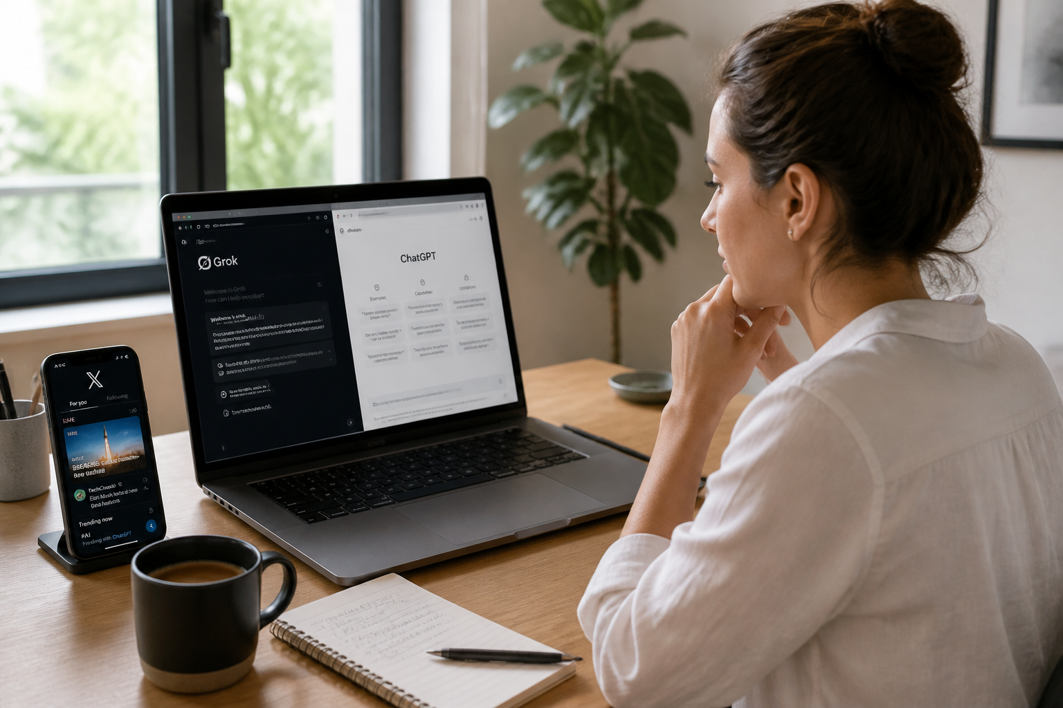 Grok AI : usages, accès et différences avec ChatGPT