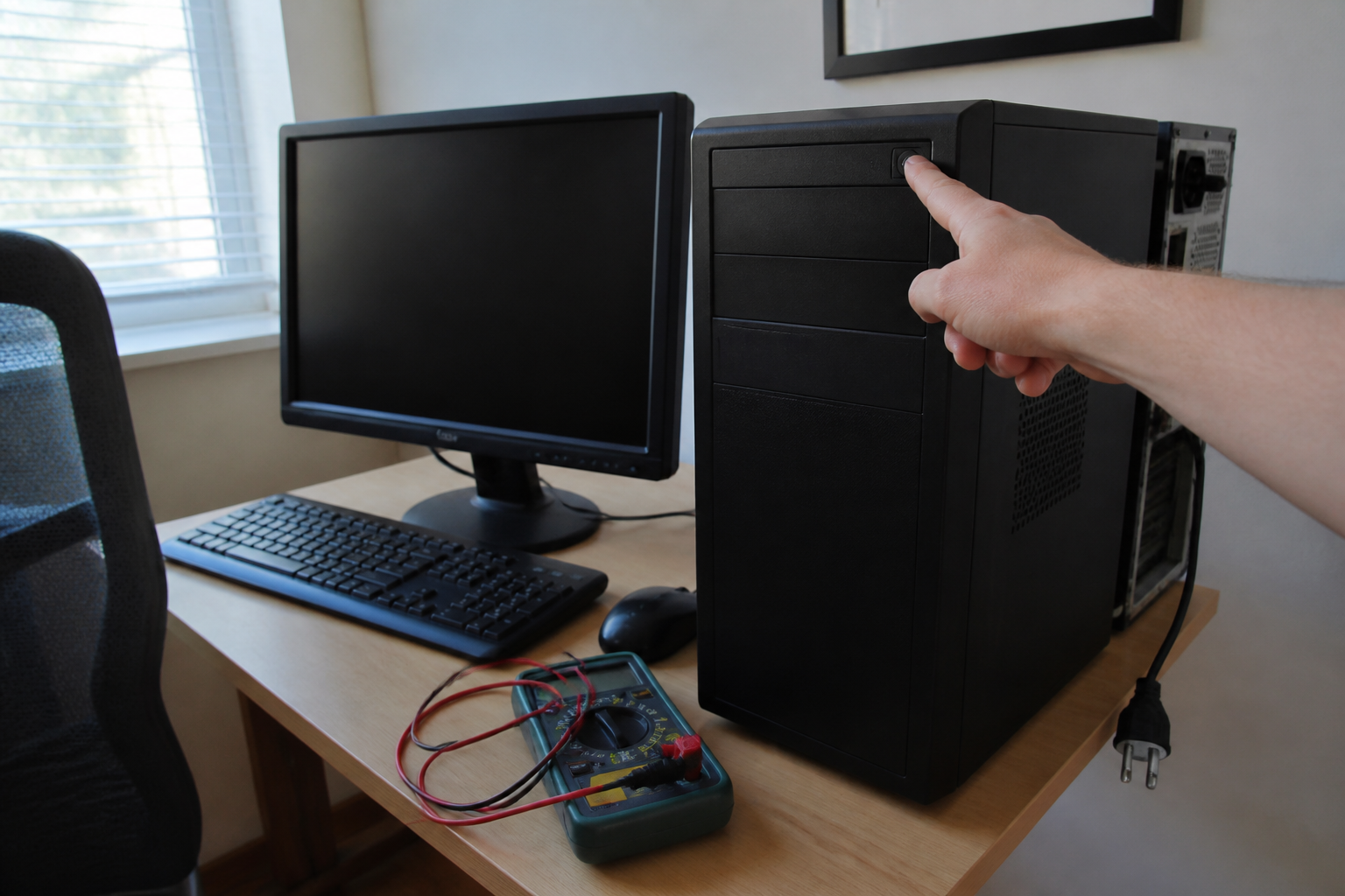 PC qui ne s’allume plus : diagnostic simple avant réparation
