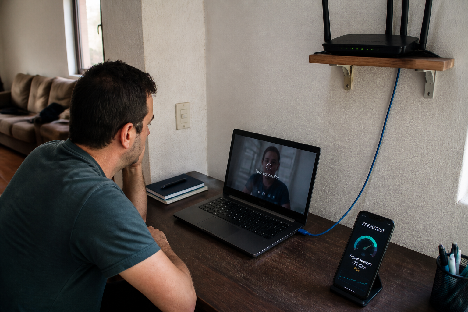 Wi-Fi lent à la maison : causes possibles et solutions efficaces