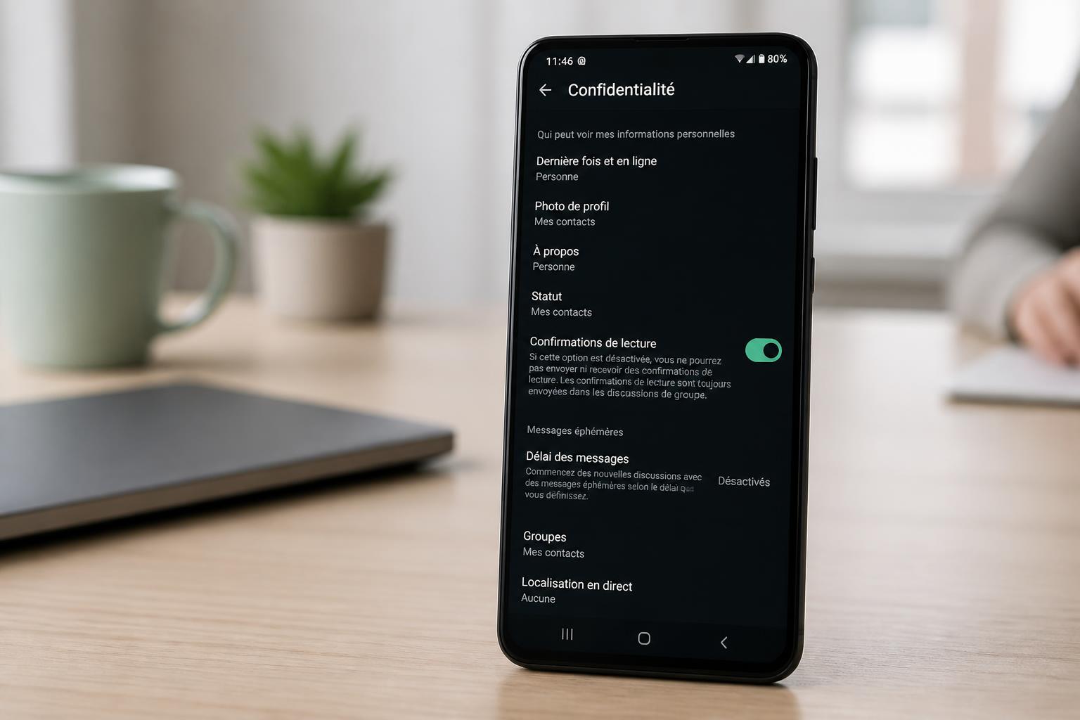 découvrez une astuce pratique pour cacher votre statut en ligne sur whatsapp et préserver votre confidentialité en toute simplicité.