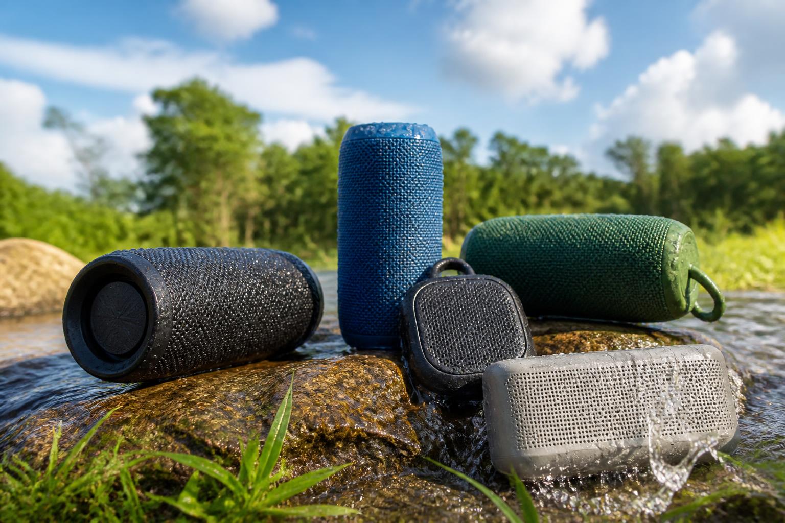 découvrez notre sélection des meilleures enceintes bluetooth résistantes à l'eau, idéales pour profiter de votre musique en plein air, sans souci de pluie ou éclaboussures.
