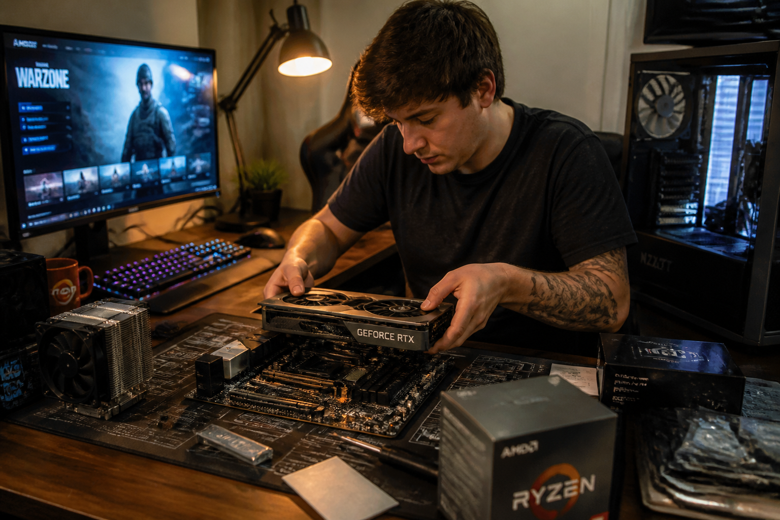 Configuration PC gamer : les composants à prioriser